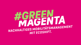 Green Magenta Label nachhaltiges Mobilitätsmanagement mit Ecoshift